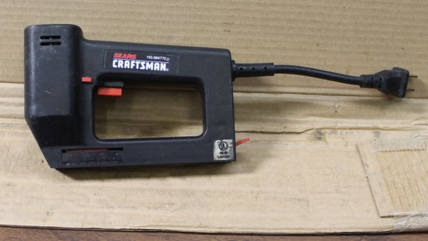 Sears Craftsman Electric Staple Gun  Jolly Pack Rat Quality Second Hand  Internet Store